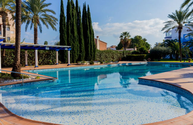 Apartamento de 1 quarto em Dénia com piscina e jardim - Foto 25