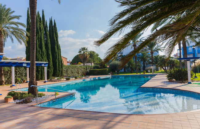 Apartamento de 1 quarto em Dénia com piscina e jardim - Foto 21