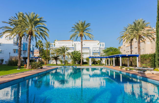Apartamento de 1 quarto em Dénia com piscina e jardim - Foto 18