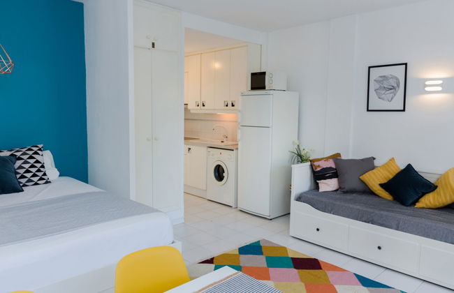 Apartamento de 1 quarto em Dénia com piscina e jardim - Foto 5