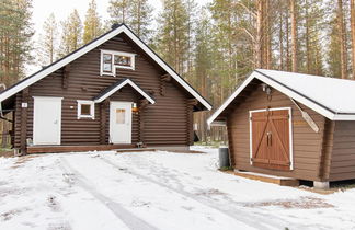 Foto 2 - Haus mit 1 Schlafzimmer in Pelkosenniemi mit sauna und blick auf die berge