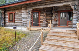 Foto 2 - Casa de 2 habitaciones en Pelkosenniemi con sauna y vistas a la montaña