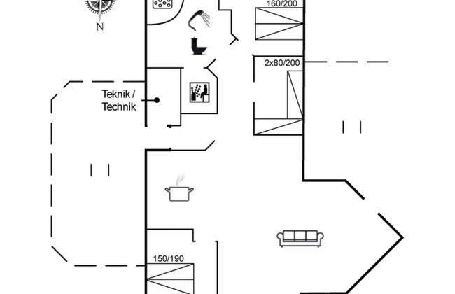 3 bedroom House in Ulfborg with terrace and sauna - Photo 2