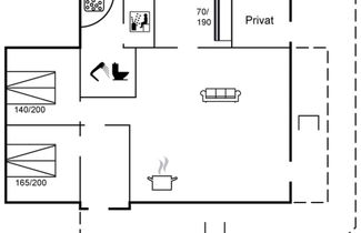Photo 2 - Maison de 3 chambres à Hals avec terrasse et sauna