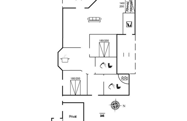 Casa de 2 quartos em Højslev com terraço - Foto 2