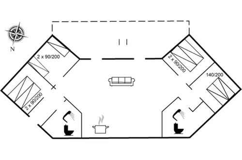 Foto 2 - Casa con 4 camere da letto a Skjern con terrazza
