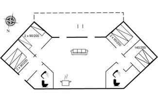 Foto 2 - Casa con 4 camere da letto a Skjern con terrazza