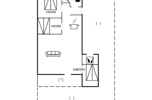 Foto 2 - Haus mit 3 Schlafzimmern in Pandrup mit terrasse