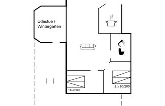 Foto 1 - Casa de 2 quartos em Gredstedbro com terraço