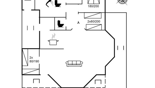 Casa con 3 camere da letto a Bindslev con terrazza e sauna - Foto 2