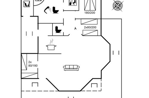Foto 2 - Casa de 3 quartos em Bindslev com terraço e sauna