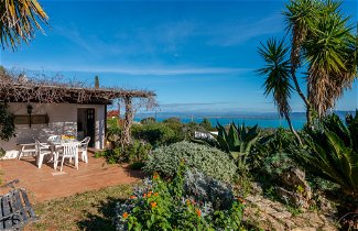 Foto 1 - Casa de 1 habitación en Monte Argentario con piscina y vistas al mar