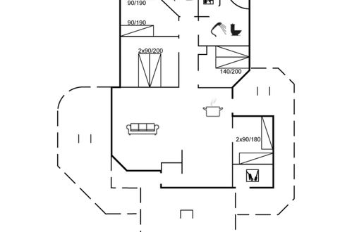 Photo 22 - 4 bedroom House in Hals with terrace and sauna