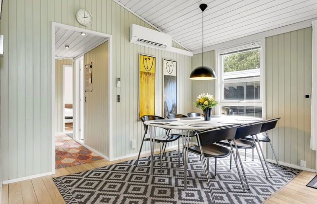 Casa de 3 quartos em Jerup com piscina privada e terraço - Foto 10