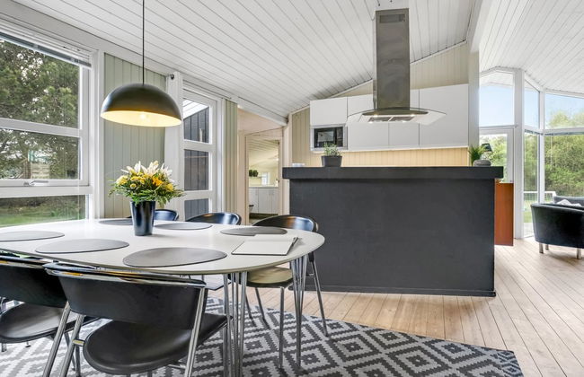 Casa de 3 quartos em Jerup com piscina privada e terraço - Foto 11