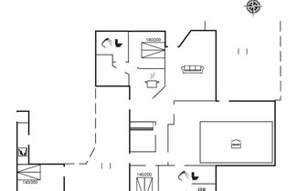 Foto 2 - Casa de 3 quartos em Jerup com piscina privada e terraço