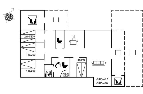 Foto 23 - Casa con 4 camere da letto a Storvorde con terrazza e sauna