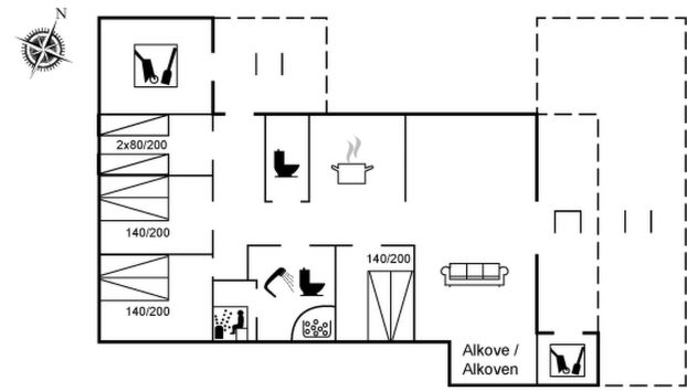Haus mit 4 Schlafzimmern in Storvorde mit terrasse und sauna - Foto 2