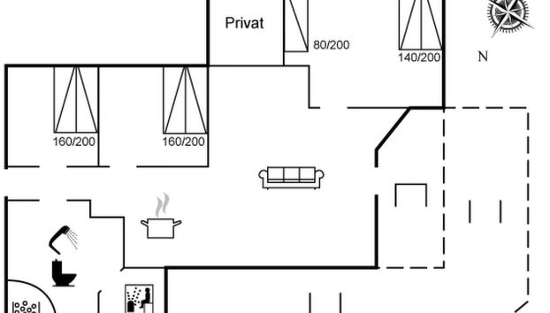 Haus mit 3 Schlafzimmern in Lønstrup mit terrasse und sauna - Foto 2