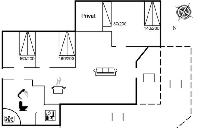 Maison de 3 chambres à Lønstrup avec terrasse et sauna - Photo 2