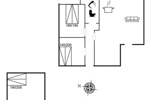 Foto 18 - Casa de 2 quartos em Hals com terraço