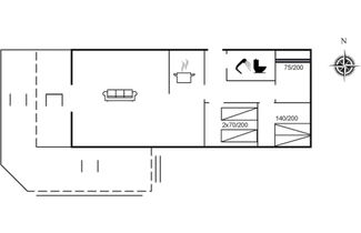 Foto 2 - Casa de 3 quartos em Bogense com terraço