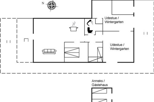 Foto 25 - Haus mit 2 Schlafzimmern in Asperup mit terrasse