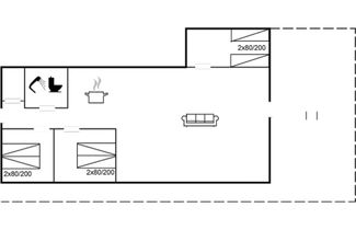 Foto 2 - Casa de 3 quartos em Aakirkeby com terraço