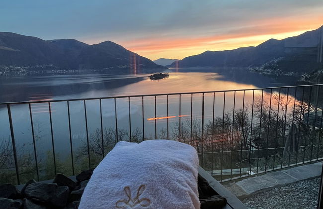 Apartamento de 2 quartos em Ronco sopra Ascona com piscina e jardim - Foto 30