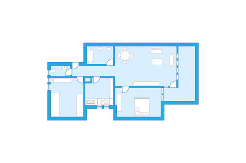 Foto 17 - Apartamento de 2 habitaciones en Davos con jardín