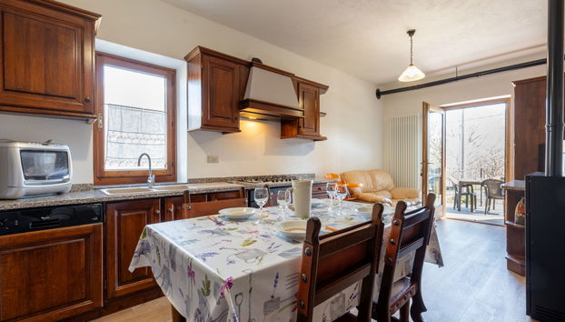Apartment mit 3 Schlafzimmern in Fénis mit schwimmbad und garten - Foto 5