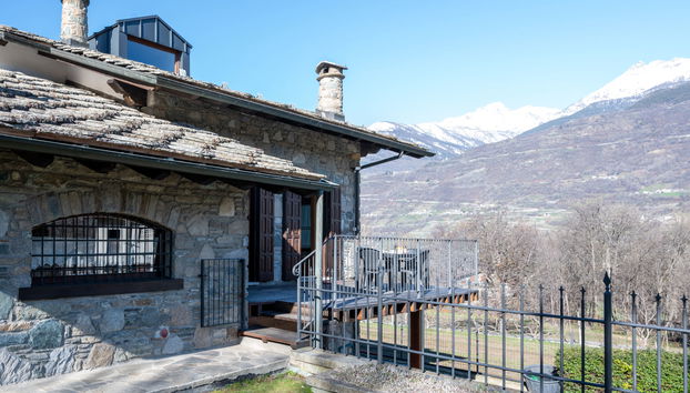 Apartment mit 3 Schlafzimmern in Fénis mit schwimmbad und garten - Foto 4