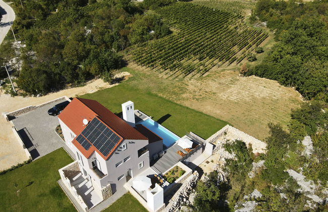 Casa con 5 camere da letto a Zagvozd con piscina privata e terrazza - Foto 55