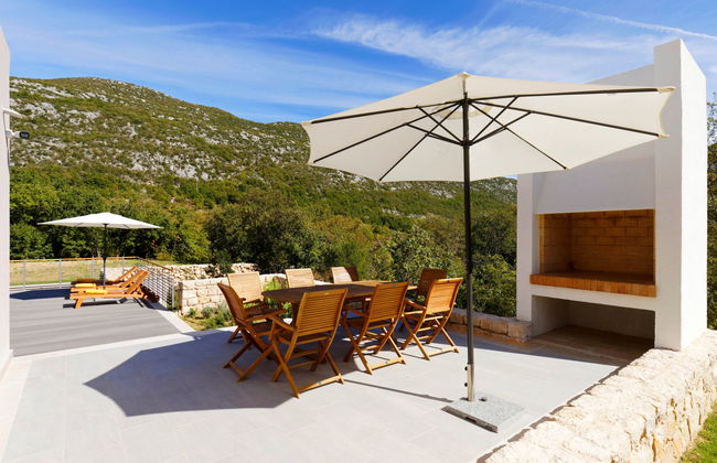 Casa con 5 camere da letto a Zagvozd con piscina privata e terrazza - Foto 7