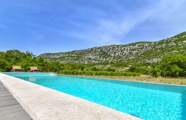 Casa con 5 camere da letto a Zagvozd con piscina privata e terrazza - Foto 67