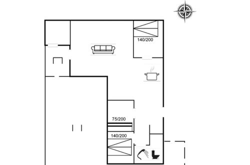 Foto 2 - Casa con 3 camere da letto a Saltum con terrazza