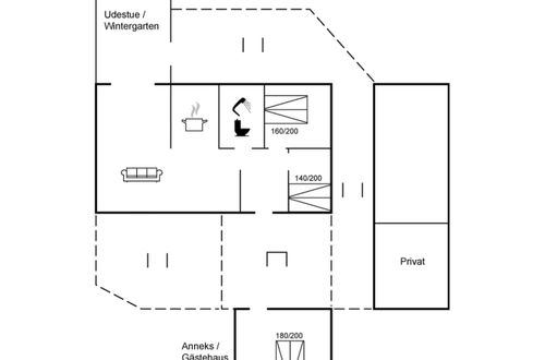 Foto 2 - Casa con 2 camere da letto a Martofte con terrazza