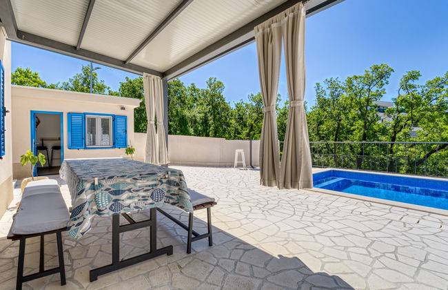 Casa de 4 quartos em Crikvenica com piscina privada e terraço - Foto 37
