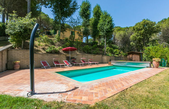 Casa de 9 quartos em Casale Marittimo com piscina privada e jardim - Foto 52