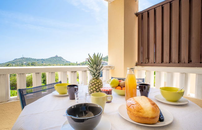 Apartamento de 1 quarto em Saint-Raphaël com piscina e jardim - Foto 14