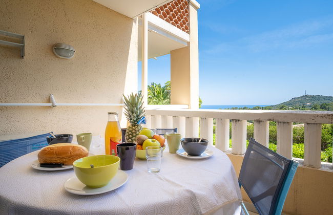 Apartamento de 1 quarto em Saint-Raphaël com piscina e jardim - Foto 12
