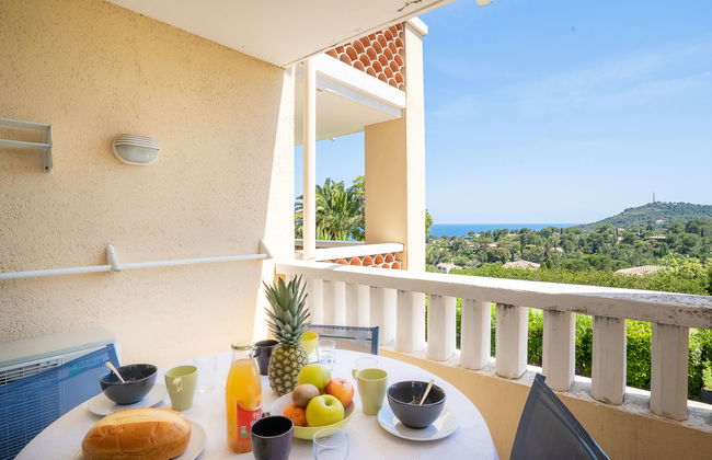 Apartamento de 1 quarto em Saint-Raphaël com piscina e jardim - Foto 1