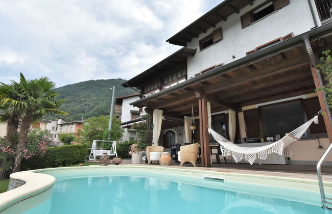 Apartamento de 3 quartos em Ardenno com piscina e jardim - Foto 40