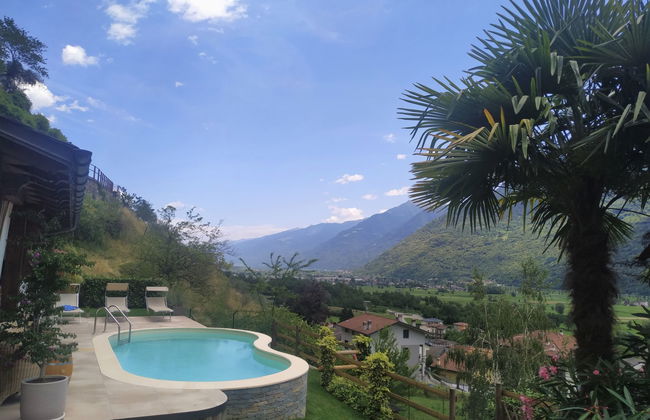 Apartamento de 3 quartos em Ardenno com piscina e jardim - Foto 36