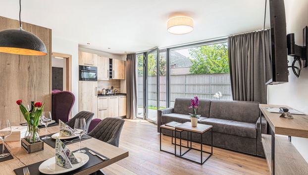 Apartment mit 3 Schlafzimmern in Piesendorf mit schwimmbad und garten - Foto 3