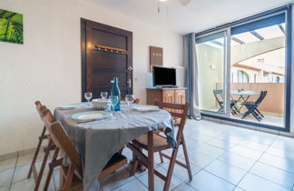 Foto 3 - Apartamento de 1 habitación en Le Barcarès con terraza y vistas al mar