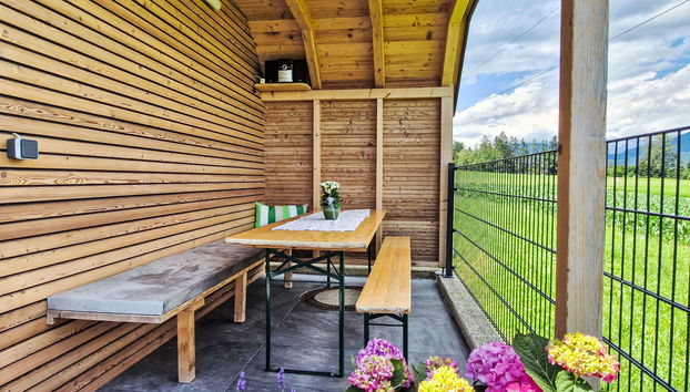 Appartamento con 1 camera da letto a Oberperfuss con giardino e terrazza - Foto 5