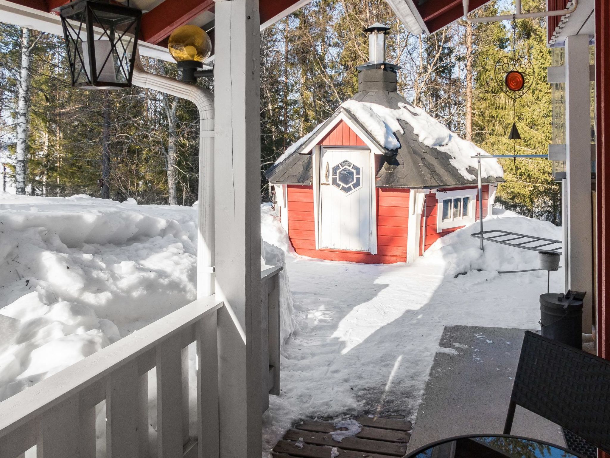 Foto 27 - Casa de 1 habitación en Kuusamo con sauna y vistas a la montaña