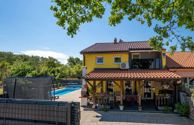 Casa de 8 quartos em Dobrinj com piscina privada e terraço - Foto 12