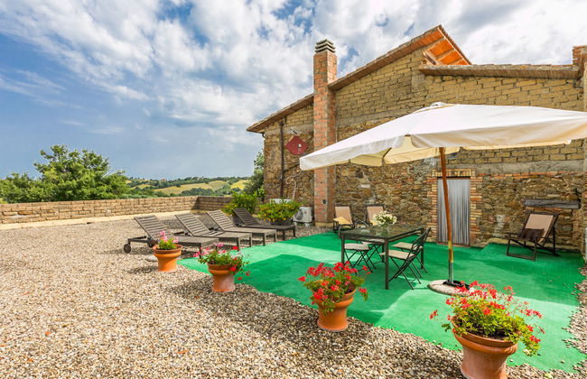 Apartamento de 2 quartos em Cinigiano com piscina e jardim - Foto 45